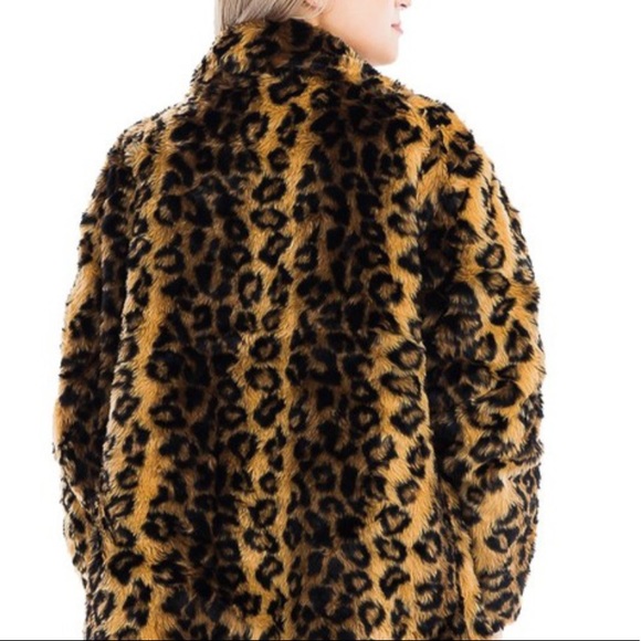 Cozy Leopard / Cheetah / Animal Print Teddy Jacket - Picture 10 of 10